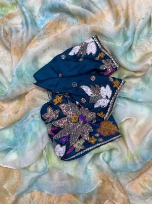 Elegent Space Silk Saree