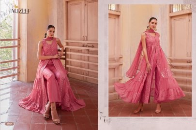 Exclusive Fully Frilled Gajri Long Georgette Gown in Western Style