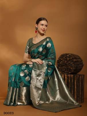 Exclusive Soft organza rich pallu silk saree with blouse