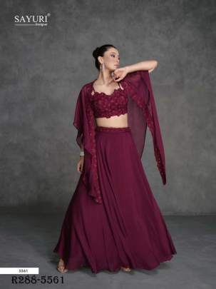 Extra Ordinary Maroon Branded Jugni Lehenga Choli By Sayuri Designer