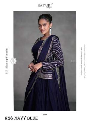 Extra Ordinary Navy Blue Branded Jugni Lehenga Choli By Sayuri Designer