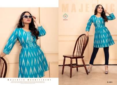 Falak International Mishi A Vol-2 Cotton Tunic Top by Ganesha