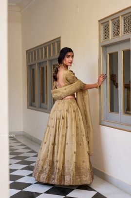 Fancy Design Off White Colour  Lehenga Choli