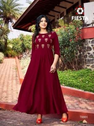 Fiesta Brand Nutan Anarkali Designer Kurtis