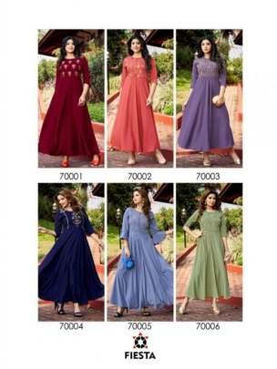 Fiesta Brand Nutan Anarkali Designer Kurtis