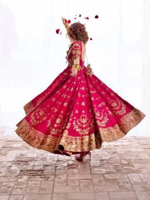 Georgette Anarkali Gown With Elegant Dupatta