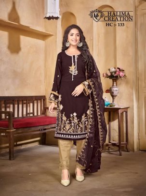 Halima Creation Hc 133 Amazing Fancy Stylish Kurti With Pant And Dupatta