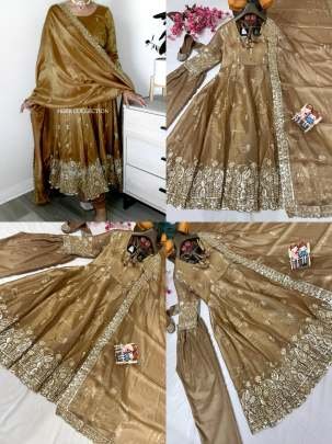 Jimmi Choo Embroidery Work Anarkali Suit