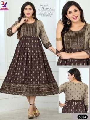 Kalash Lifestyle Brand Present Anarkali Rayon Kurtis