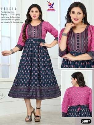 Kalash Lifestyle Brand Present Anarkali Rayon Kurtis