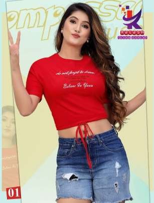 Kalash Lifestyle Present Amazing Fancy Printed Crop Top