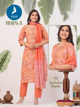 Kaya Kurti Presents Morni 3 Chanderi Foil Print Kurti Set