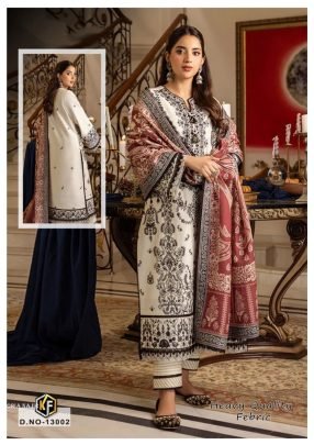 Keval Fab Present SOBIA NAJIR Cotton Dress Material