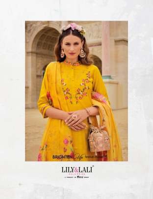 Khawaish Yellow Handwork Viscose Silk Kurtis With Afghani Style Bottom