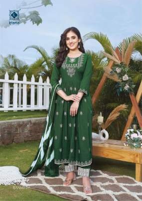Kiana Brand Present Banno Stylish Nyra cut Kurti Set