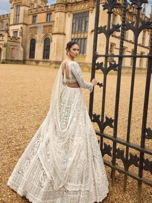 Ladies Exclusive Sequence Work Net Lehenga Choli With Attach Can Can