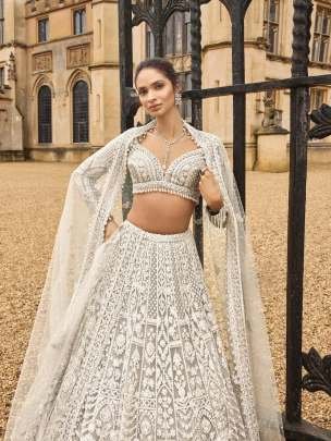 Ladies Exclusive Sequence Work Net Lehenga Choli With Attach Can Can