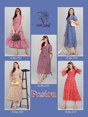 Ladyview Fusion Fancy Geogette Western One Piece Dress