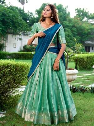 Latest Launch Teal Green Lehenga Choli