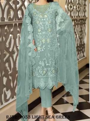 Light Sea Green Georgette  Pakistani Suit 