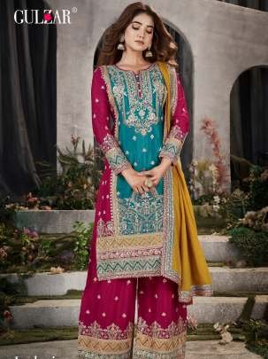 Lohri Brand Rich Look Heavy Work Chinon Pakistani Suits