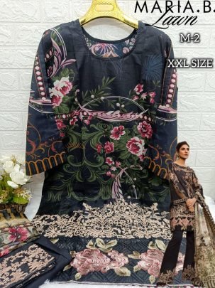 Maria B Present M Series -2 Lawn Cotton Pakistani Suit