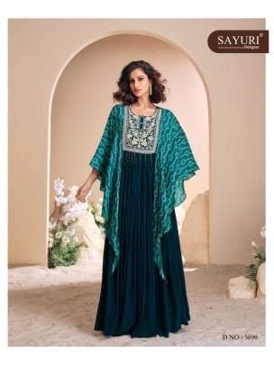 Mohey by Sayuri Bottle Green Stylish Ladies Indo Western Dresses