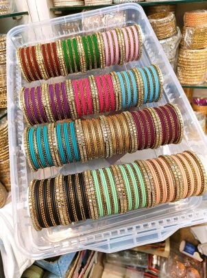 Multi 12 Color Bangles Set  B