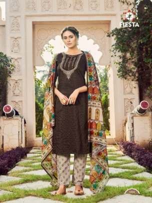 Nargis Exclusive Embroidery Kurtis With Fancy Dupatta By Fiesta