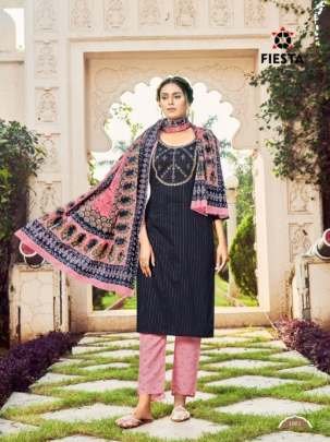 Nargis Exclusive Embroidery Kurtis With Fancy Dupatta By Fiesta