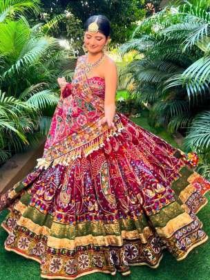 Navratri Heavy Muslin Cotton Digital Printed Lehenga Choli