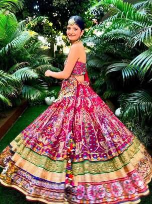 Navratri Heavy Muslin Cotton Digital Printed Lehenga Choli