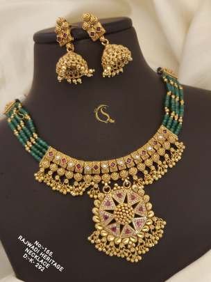 New Arrival Rajwadi Heritage Necklace Set
