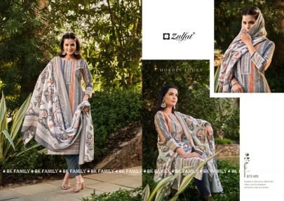 new collection zulfat kashish pure cotton dress material from fab funda