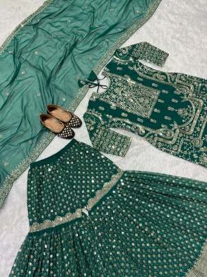 New Eid Collection Georgette Gharara Suit