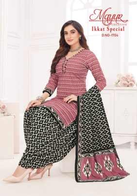 New Mayur Ikkat Special Vol 17 Cotton Dress Material Set