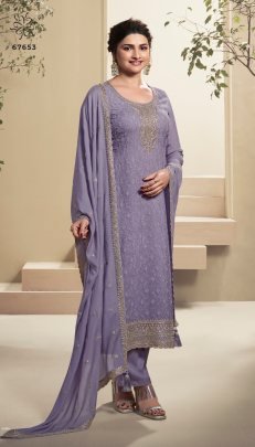 New Trendy Saroj Catalog Embroidery Kurti Pant Dupatta Set