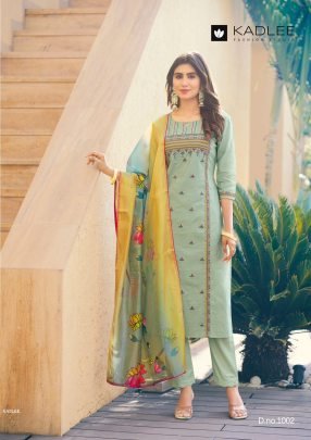 New Trendy Summer Story By Kadlee Kurti With Bottom and Dupatta Catalog