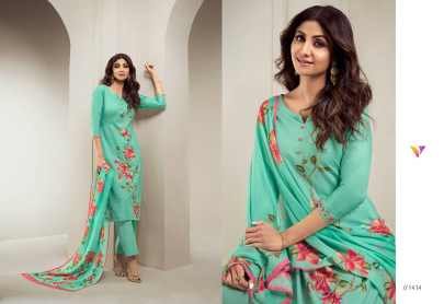 Newest Pure Cotton Digital Print Readymade Salwar Suit with Khatli Work