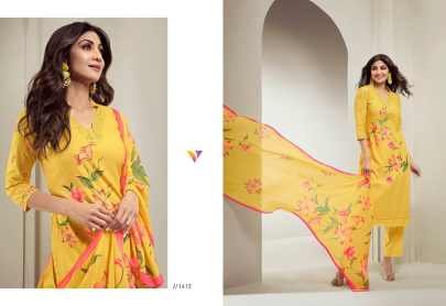 Newest Pure Cotton Digital Print Readymade Salwar Suit with Khatli Work