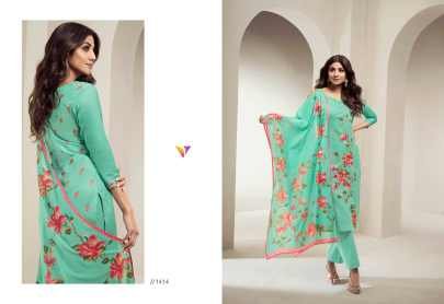 Newest Pure Cotton Digital Print Readymade Salwar Suit with Khatli Work