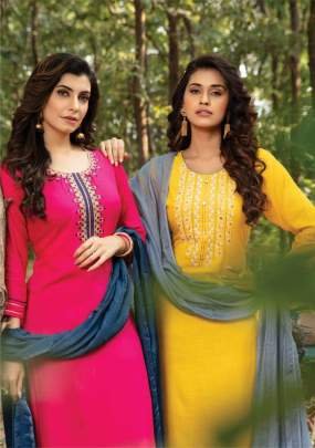 Ogaan Neck Work Straight Kurtis Cataloge By Mayree Brand