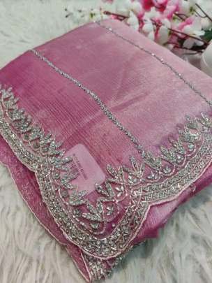 Pink Best Zimmy Choo Handwork Saree