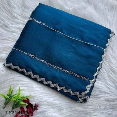 Premium Quality Blue jimmy Choo Handwork Saree 