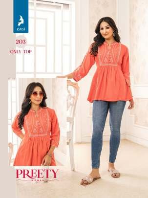 Pretty Women Vol 2 Kaya Rayon Stylish Short Tops