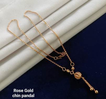 Rose Gold Chain Pendal Set