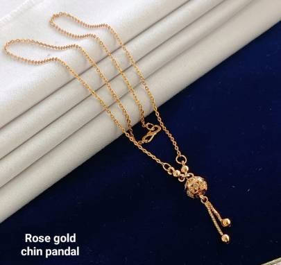 Rose Gold Chain Pendal Set