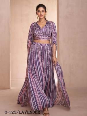 Sayuri Designer Present Lavender palazzo set