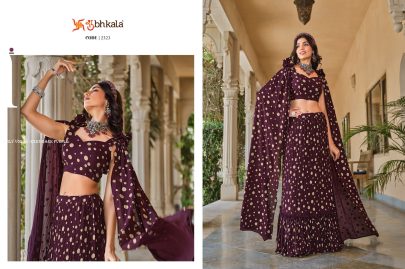 Shubhkala Present New Exclusive Foil Printed Stitched Lehenga Choli with Fancy Dupatta  2323