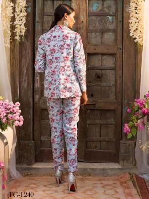 Sky Attractive and Uniqe Magic Cotton Cord Set With Jacket